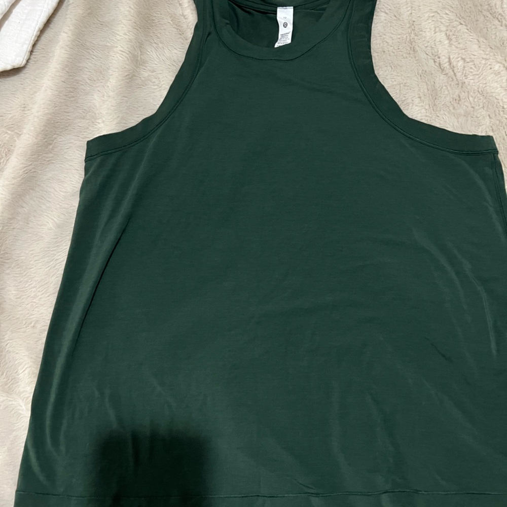 lululemon athletica Dark Green Tank Top
